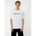 thumbnail image 1 of Camiseta informal de cuello redondo para hombre, estampado "Dream Maker Paris", manga corta de verano, ropa deportiva y de ocio de moda, camisetas informales., 1 of 7