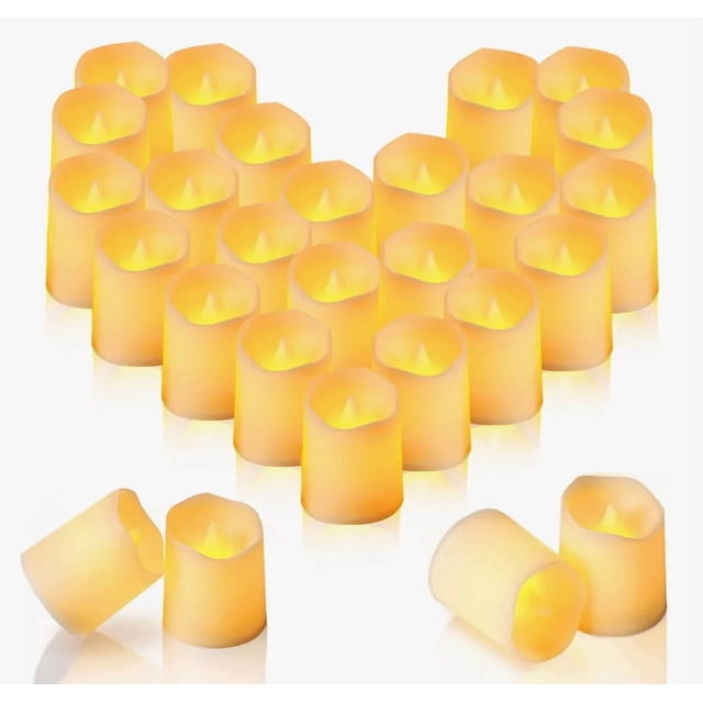24 Velas Decorativas Led Electricas Para Adornos Fiesta Boda