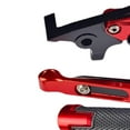 thumbnail image 6 of Nishiyuenyi Motorcycle Clutch Brake Levers Set Expandable Premium Replacing High Reliability Red, 6 of 9