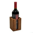thumbnail image 3 of Teak Wine Bottle Storage/Holder One Bottle Holder, 3 of 5