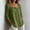 *Army Green, variant on ClodeEU Women's Linen Blend Square Neck 3/4 Sleeve Blouse,Casual Loose Fit Top Army Green,Women's Plus L