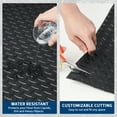 thumbnail image 5 of 4x6 ft Garage Floor Mat - 2.8mm Thick Diamond Plate PVC Rubber Mat, Non-Slip Floor Protector for Garage, Gym, Trailer, SUV, Workshop, Heavy Duty, 5 of 7