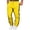 Yellow, variant on HOWPAY Men's Sweatpants Stretch Pants Elastic Waist Wide Leg Joggers Pants with Pockets Plus Size Color Block Baggy Athletic Pants Black L