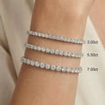 thumbnail image 3 of Pompeii 3.00-7 1/2Ct TW Flexible Diamond Bangle Tennis Bracelet Lab Grown 14k Gold, 3 of 3