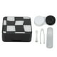 thumbnail image 1 of Caja para lentes de contacto, minilentes de contacto portátiles simples en blanco y negro, caja de almacenamiento de contactos de Color para viajes al aire libre y oficina, 1 of 5