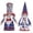 2 Pcs 11" Independence Day Decorations#1, variant on 4th of July Decorations - Memorial Day Decorations - 250th Anniversary Patriotic USA Gnomes for Home - Fourth of July for Office, Indoor - 250 Years America Red White Blue Figurines for Independence