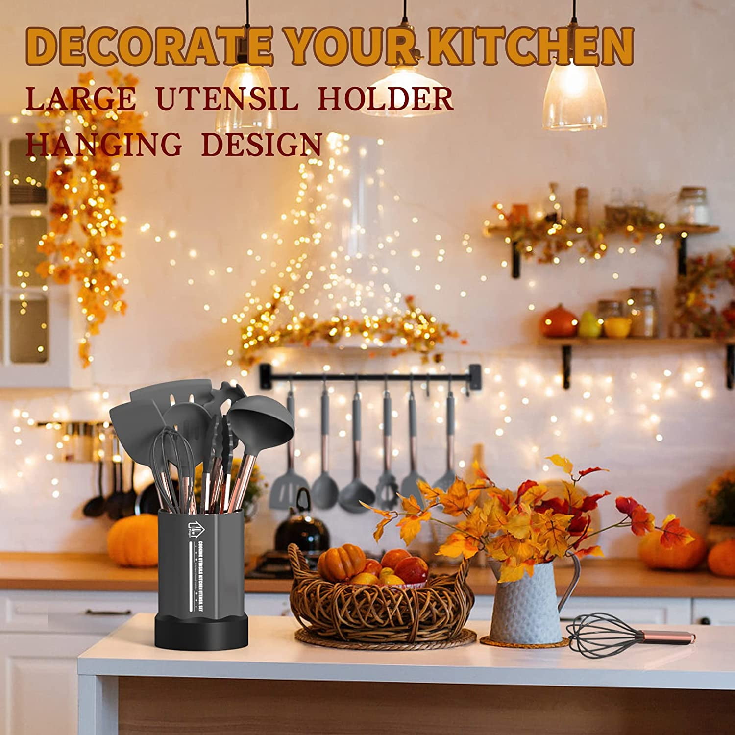 Fungun silicone cooking utensil set, fungun 24pcs silicone cooking kitchen utensils  set, non-stick heat resistant - best kitchen spa