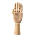 thumbnail image 4 of yotijay Wooden Hand Mannequin Artist Manikin Hand Ornament, Multiple Uses, Movable Joint Large, 4 of 9