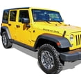 thumbnail image 6 of APS Running Boards 4 inches Matte Black Compatible with Jeep Wrangler JK 2007-2018 4-Door (Factory sidesteps or rock rails have to be removed) (Nerf Bars Side Steps Side Bars), 6 of 6