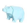 thumbnail image 4 of EeaseMX Hucha de resina con forma de oso polar, decorativa, para escritorio, color azul cielo, 4 of 7