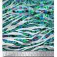 thumbnail image 3 of Soimoi Poly Georgette Fabric Geometric Check,Lily & Panel Printed Craft Fabric by The Yard 52 Inch Wide, 3 of 3