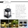 thumbnail image 3 of TiokMc Solar Powered Outdoor Hanging Lanterns, Waterproof Decorative Garden Lights, Multicolor LED Solar Lanterns for Patio, Pathway, Backyard – 2 Pack, 3 of 8