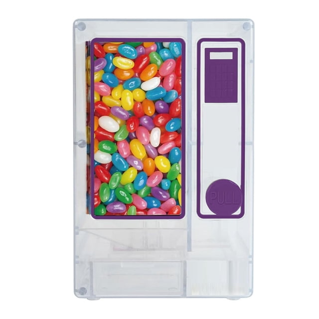 Candy Dispenser, Cute Desktop Vending Machine, Manual Mini Candy Gumball Distributor for Home Office Party Table Decor