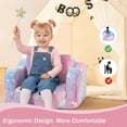 thumbnail image 2 of Sofá para niños pequeños MeMoreCool con unicornio luminoso, silla convertible, 2 of 8