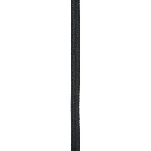 B&P Lamp® Black Cotton Pulley Cord 3-Wire Lamp Cord, 12 Foot Length