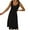 Black, variant on USSUMA Casual Dresses for Women Summer Dress Sleeveless V Neck Casual Solid Color Pullover Maxi Dress Casual Dress Fashion Skirts Camping White Dress Size-XXL