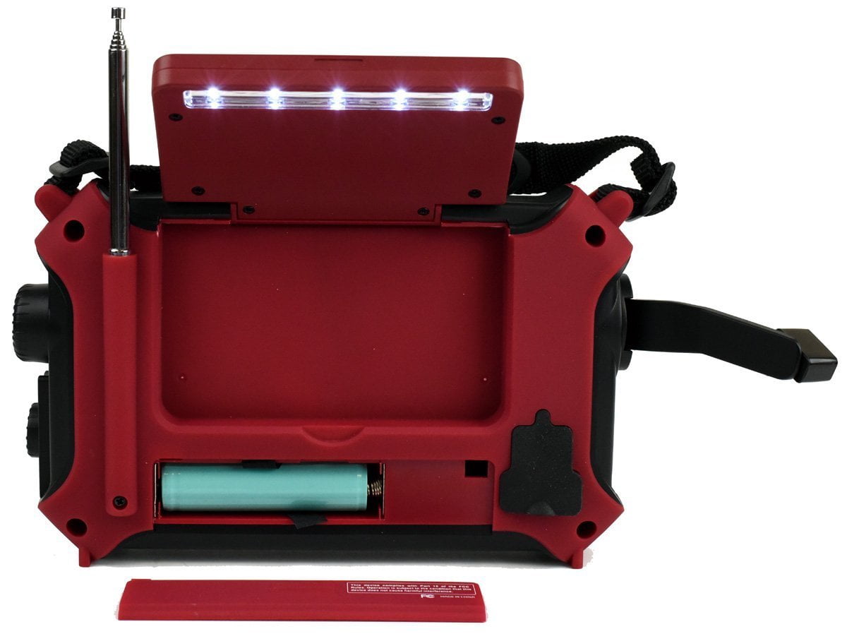 Kaito Portable AM/FM Radios, Red, KA500L