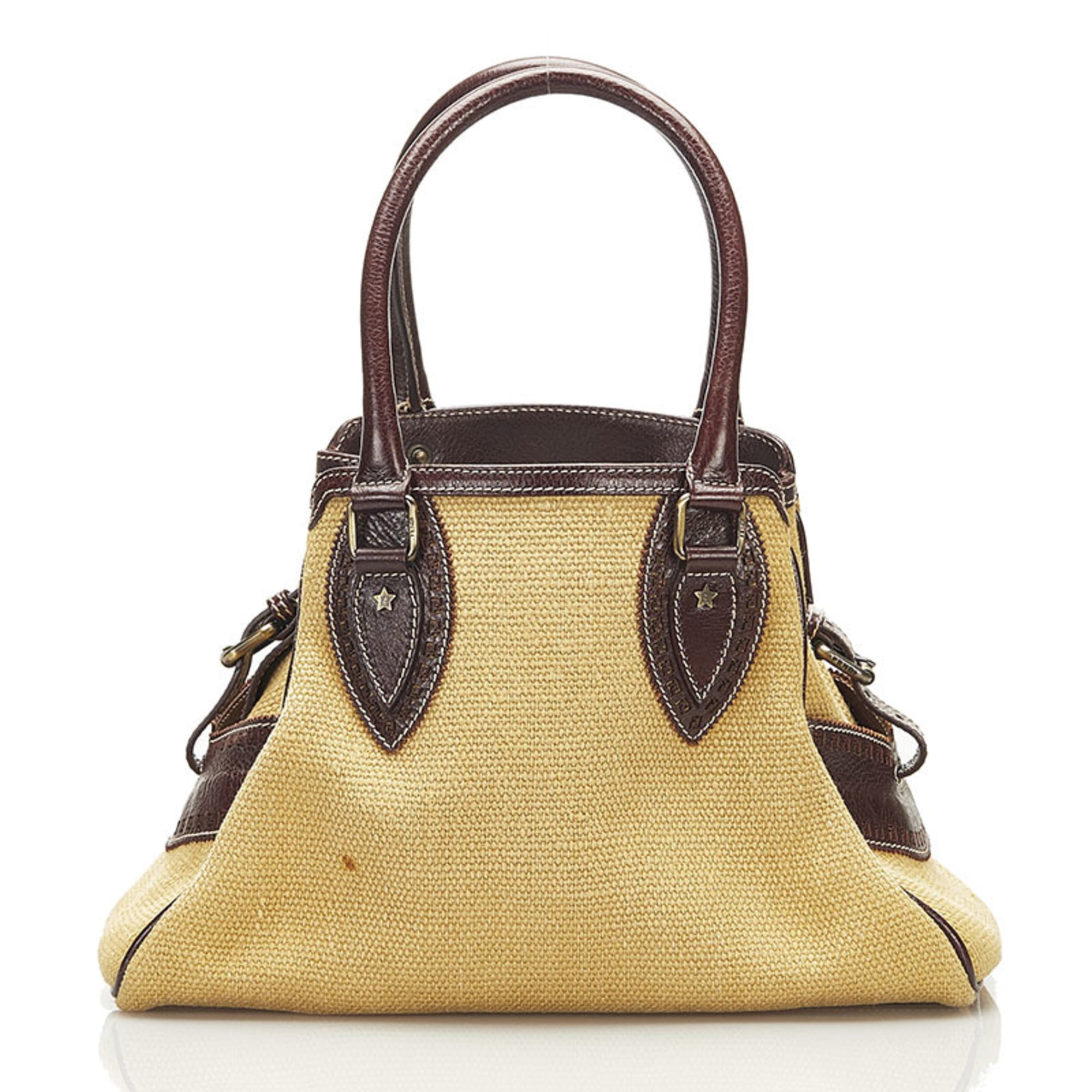 FENDI Tote Bag 8BH357 FILA collaboration Fendimania Zucca PVC/leather –