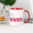 thumbnail image 4 of CafePress - Girl Power Mug - 11 oz Ceramic Mug - Novelty Coffee Tea Cup, 4 of 6