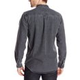 thumbnail image 2 of Hurley Men's Burn Woven Long Sleeve Button Down Shirt Black, 2 of 2