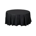 thumbnail image 5 of BalsaCircle 6 Pieces 108" Black Round Polyester Tablecloths Fabric Table Cover Linens, 5 of 8