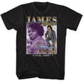 thumbnail image 1 of James Brown Two Pic Square Black T-Shirt, 1 of 2