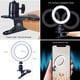 thumbnail image 3 of Anillo de luz LED Selfie de 8 pulgadas con abrazadera USB operado 3 TFixol  Luz de relleno, 3 of 7