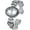 Silver, variant on Collections Japanese Quartz Women's 30mm Oval Case Elegant Cuff Bangle Watch