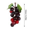 thumbnail image 3 of Outdor Realistic Grape Bunch Desktop Ornament Decorative Faux Fruit Display For Home Kitchen Centerpiece, 3 of 5