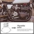 thumbnail image 2 of Shisuyan Daily Use Throttle Control Cable Silver 1 Set 38.6x0.04x0.04in, 2 of 8