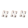 thumbnail image 1 of fastboy Hair Ornaments Sturdy Simple Styling Tools Side Clip Snap Fastener Clip Silver 3Set, 1 of 6
