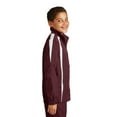 thumbnail image 3 of Sport-Tek Raglan Jacket (YST60) Maroon/White, XS, 3 of 6