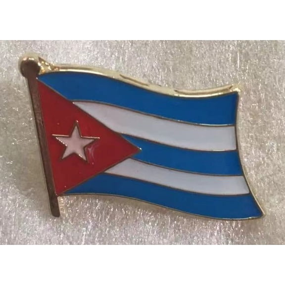 Cuba Wavy Lapel Pin