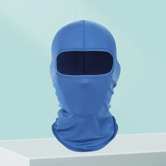 Pavied Ski Mask Winter Face Mask Windproof Headgear Solid Color Ski Guard Outdoor Sports Headgear For Cycling Fishing Riding Multifunctional Breathable Neck Shiesty Mask Full Face Mask Blue One Size