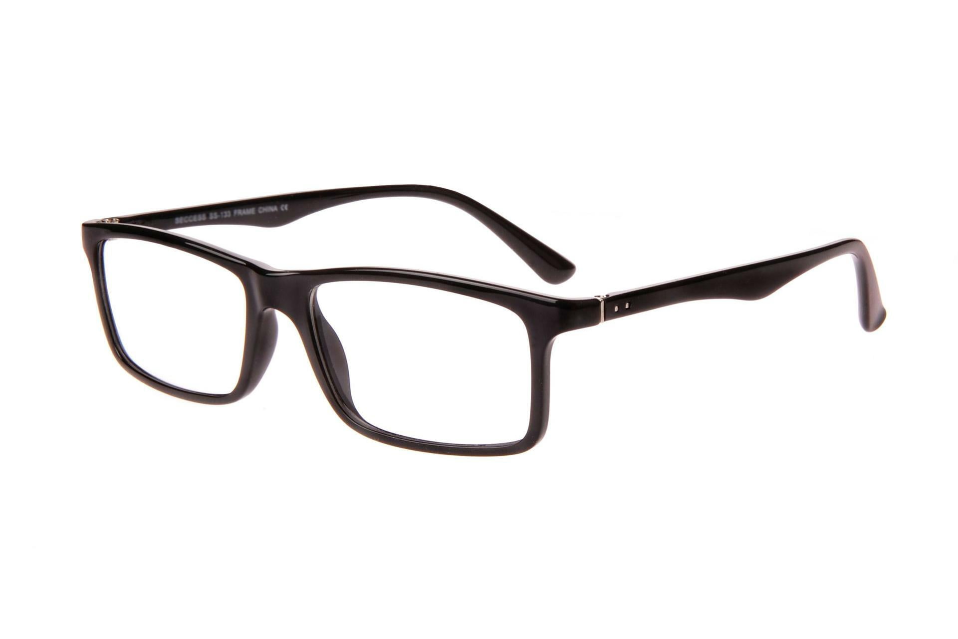 New Designer Inspired SUCCESS SS-121 Black & Blue on Clear Eyeglass 53mm w/Case New Designer Inspired SUCCESS SS-121 Black & White on Clear  main image 3