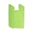 thumbnail image 6 of SSWBasics Lime Green Plastic T-Shirt Bags - Case of 1000, 6 of 6