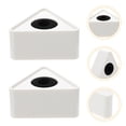 thumbnail image 4 of Miangastore Marque de Micro en Forme de Triangle Blanc 2 Pcs Ouverture de 3,5 Po, 4 of 9