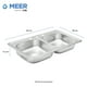 thumbnail image 5 of MEER Faucets by CNX | Fregadero para Cocina Doble de Acero Inoxidable Satinado, Mezcladora Monomando con Dos Salidas de Agua y Accesorios de Instalación, 5 of 8