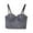 Black, variant on Women's Fashion Boned Bra Outer Wear Shiny Sequins Rhinestone Strap Bra