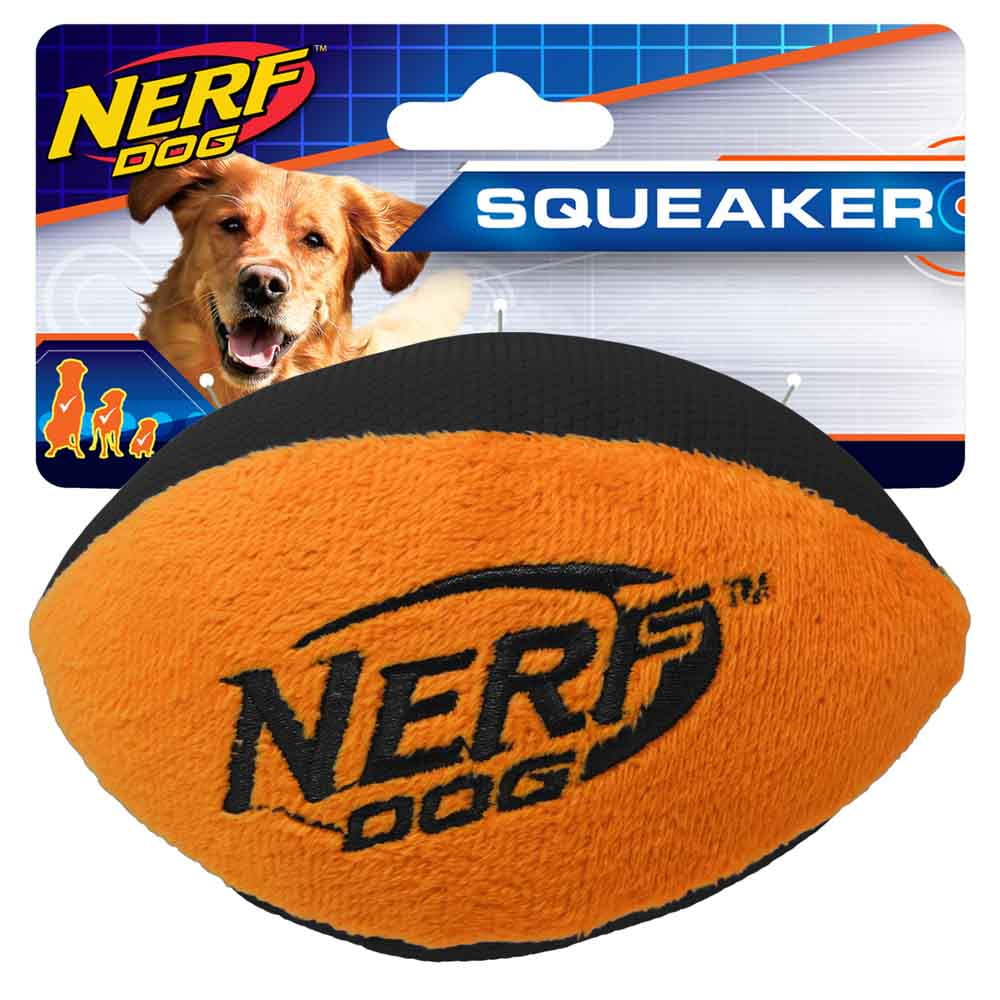 Nerf rugby cheap ball dog