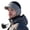 Black, variant on Winter Hat with Ear Flaps & Brim Warm Fleece Lined Knitted Beanie Outdoor Windproof Hat for Men Women Cold Weather