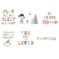 thumbnail image 4 of Simple Design Optimistic Words Wall Stickers decals Wall sticker English English Letter Decals Livingroom Bedroom Decors, 4 of 9
