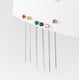 thumbnail image 3 of Love Lodge s925 - Pendientes de plata de ley con un solo diamante, sencillos, geométricos, dulces y frescos, para mujer, 3 of 5
