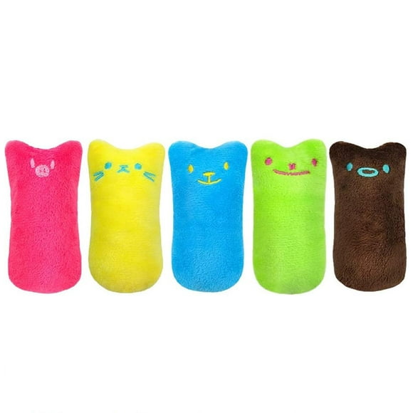 Jouet en Peluche Catnip, Jouet Chat Herbe à Chat, à Mâcher et à Nettoyer Les Dents, Appropriés pour Les Jouets pour Chat d'intérieur