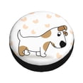 thumbnail image 3 of ZNDUO Cartoon Dog Heart Pattern Spare Tire Cover, Universal Fit for Jeep Trailer RV SUV Camper Vehicle Waterproof Dust Tire Cover 16 inch, 3 of 8