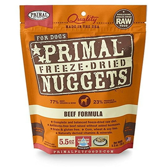 Primal Pet Foods Freeze-Dried Canine Beef Formula 5.5 Oz