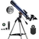 thumbnail image 2 of ESSLNB Telescopio para adultos 700X70 mm con oculares K4/10/20 Telescopios 525X para niños y principiantes Telescopio refractor de imagen erecta con trípode de acero inoxidable Soporte para teléfono y, 2 of 4