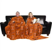 NCAA Illinois Fighting Illini Blanket with Sleeves