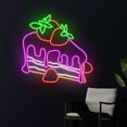 thumbnail image 3 of Handmadetneonsign Strawberry Cake Neon Sign, Fruit Cake LED Sign, Cream Cake Neon Light, Bakery Led, 3 of 5