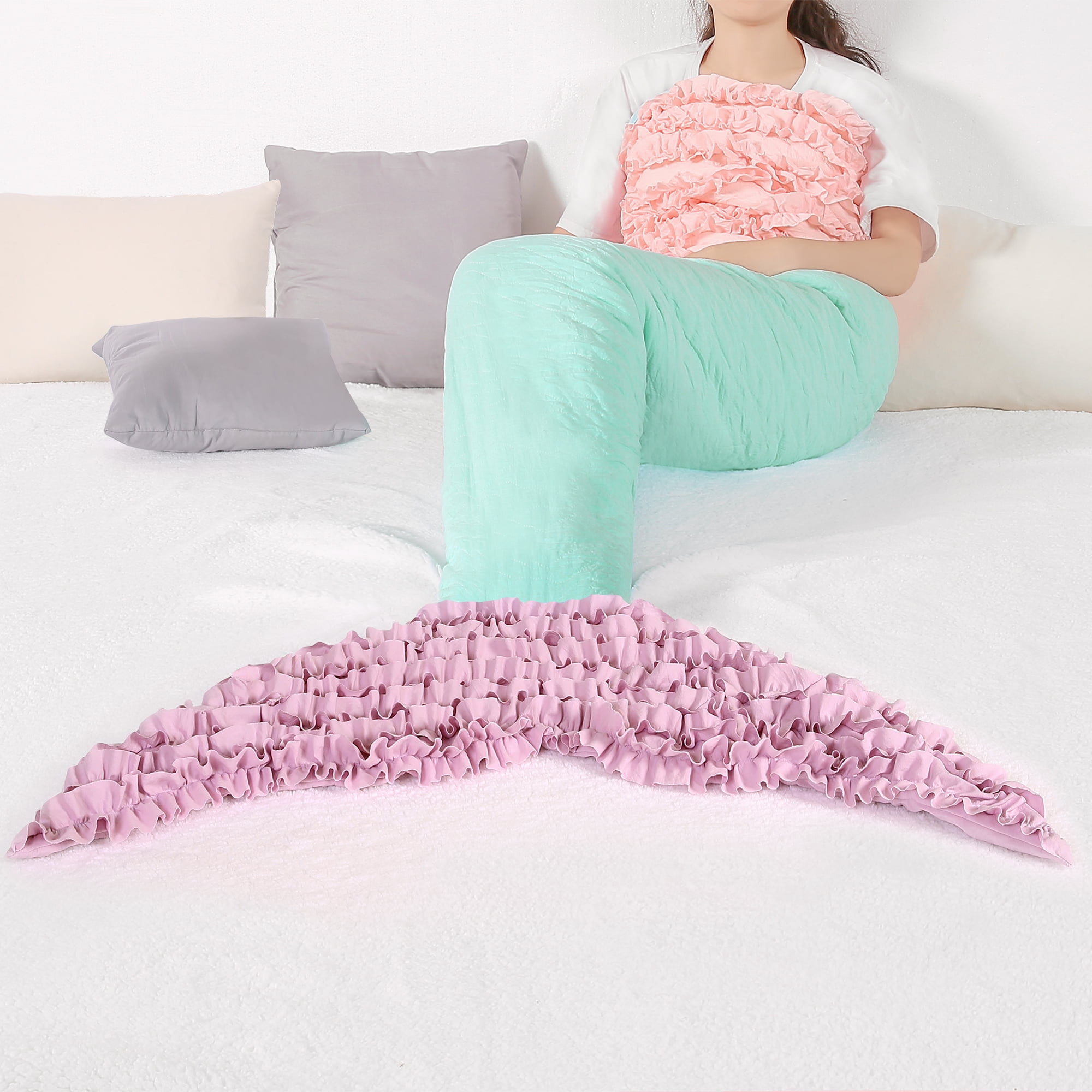 Mermaid tail blanket adairs clearance